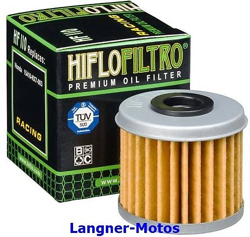 Ölfilter Hiflo HF 110 OEM Nummern: Honda 15410-NX7-000