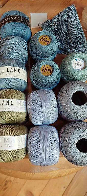 Garn für Spitzen