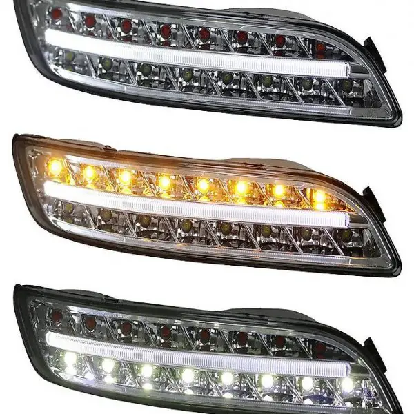  Tagfahrlicht mit LED Blinker Porsche 911 997 Chrom Facelift