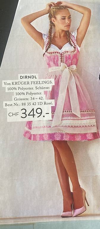 Krüger Dirndl Gr. 36, Neu