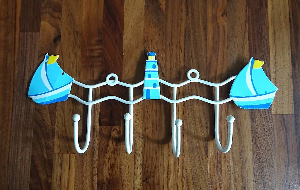 Kleiderhaken Segelschiff - Leuchtturm