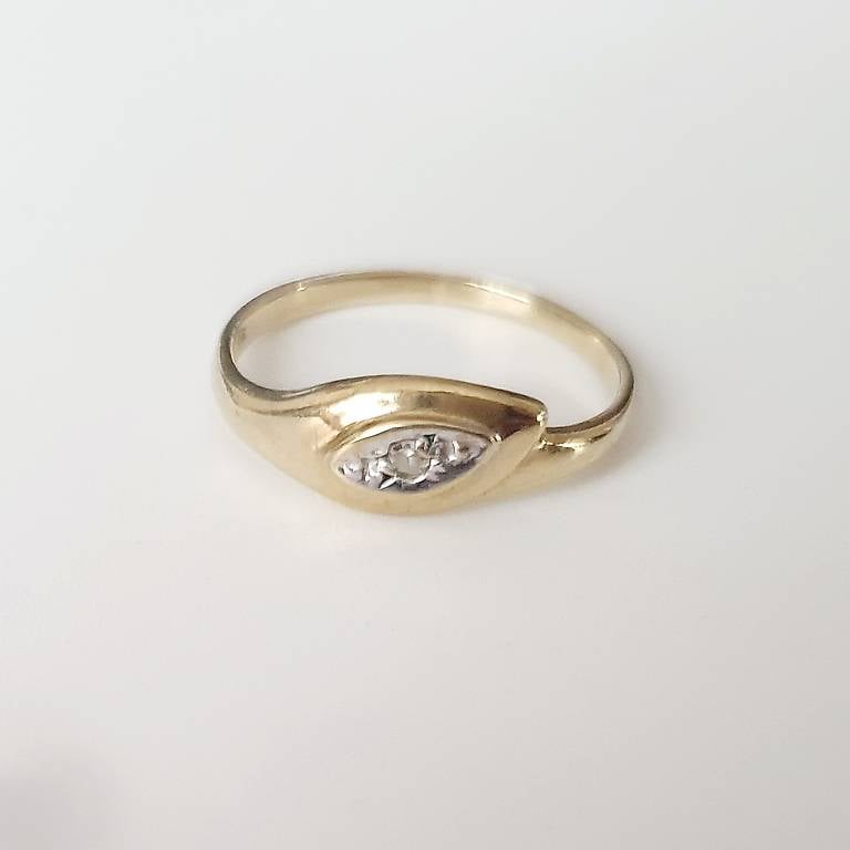 Damenring / Goldring 333 mit Steinchen