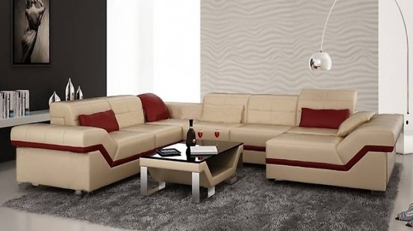  LEDERSOFA XXL WOHNLANDSCHAFT ECKSOFA DESIGN NEW YORK II