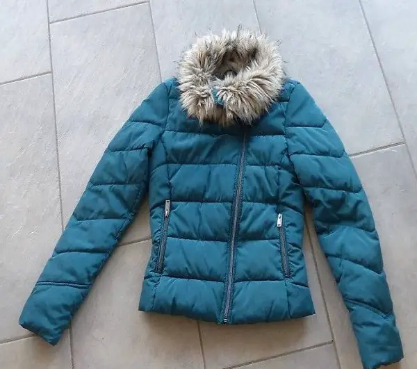 Winterjacke, Gr. XS, petrol
