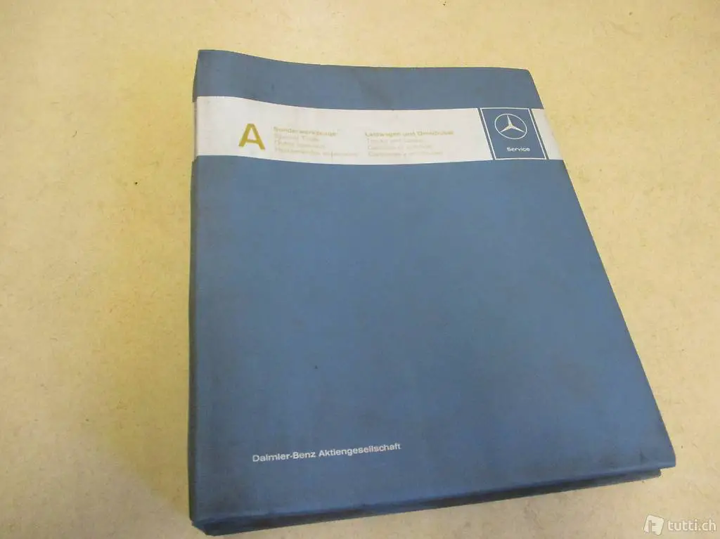 Handbuch SONDERWERKZEUGE Lastwagen und Omnibusse Mercedes