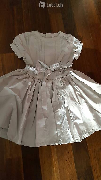Designer Kleid grau/silver Gr. 2 J. von Miller