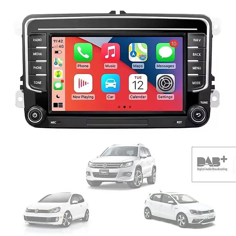Autoradio Vw Seat Skoda DAB+ Carplay Octacore 64/4GB 4G LTE