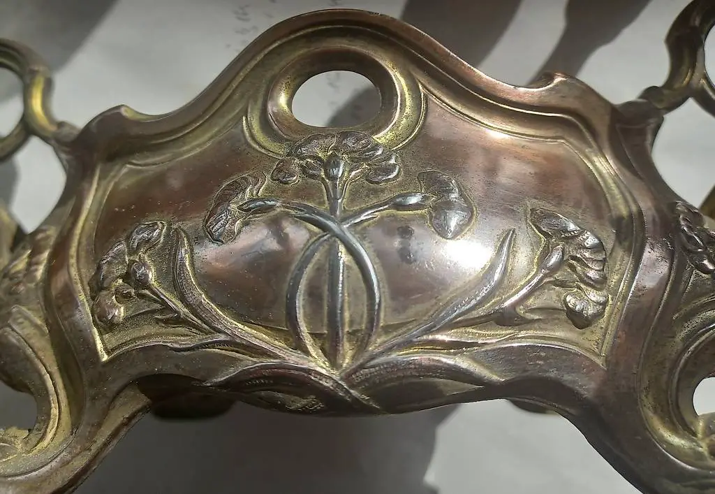 Jardiniere antik, reiner Jugendstil