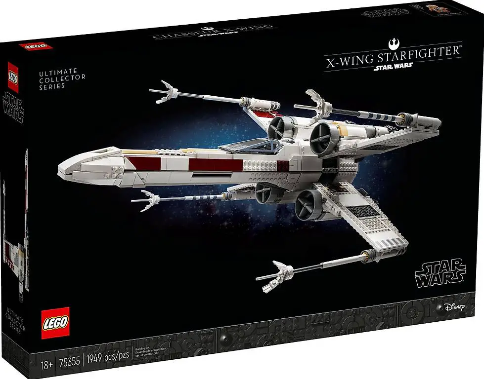 Lego 75355 UCS X-Wing Starfighter + 4 bedruckte Legosteine