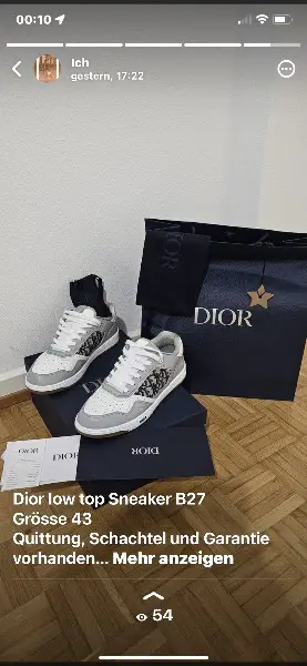Dior low top Sneaker B27