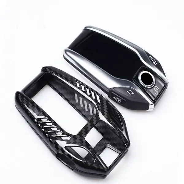 Coques de clé en carbon pour BMW Serie 5 - 7 +2018