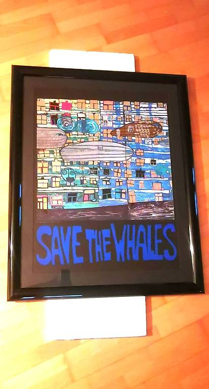Friedensreich Hundertwasser - SAVE the whales / the seas