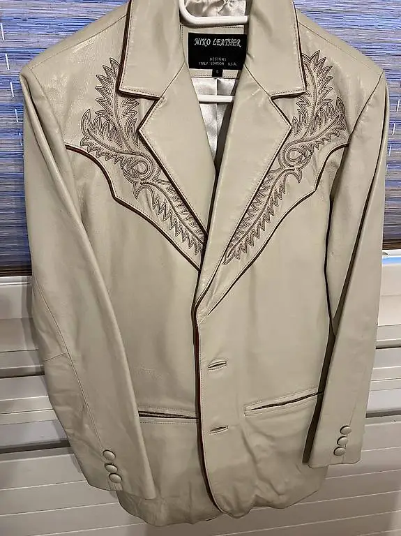 Cowboy Lederjacke Grösse S Neu