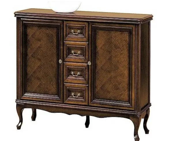  KOMMODENSCHRANK SCHRANK ANTIK STYLE APOTHEKENSCHRANK