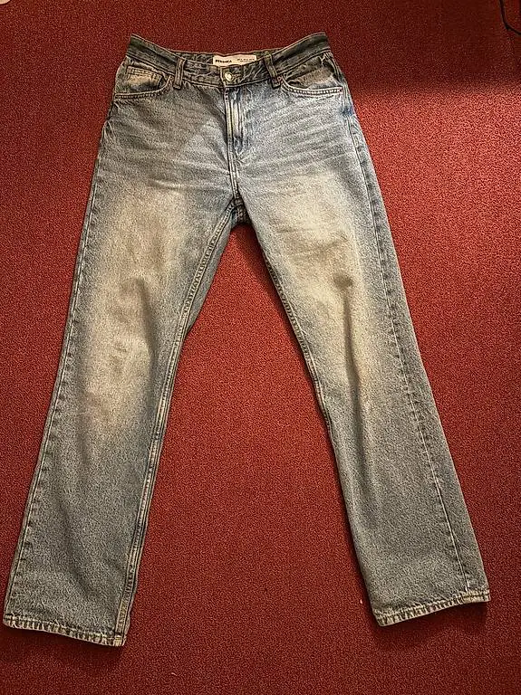 Bershka Jeans- Blau low waist