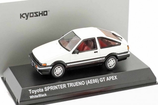  NEU: Toyota Sprinter Trueno AE86 1983-1987 weiss / schwarz Z