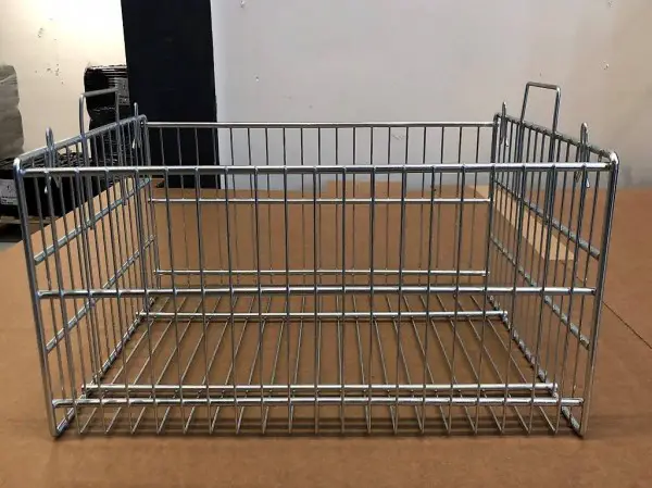  Panier métallique, panier grillagé empliable