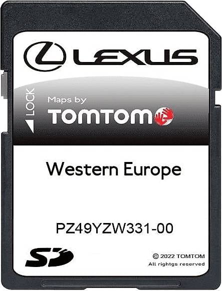lexus moveon 2024/2025 sat nav map sd card navigation europe
