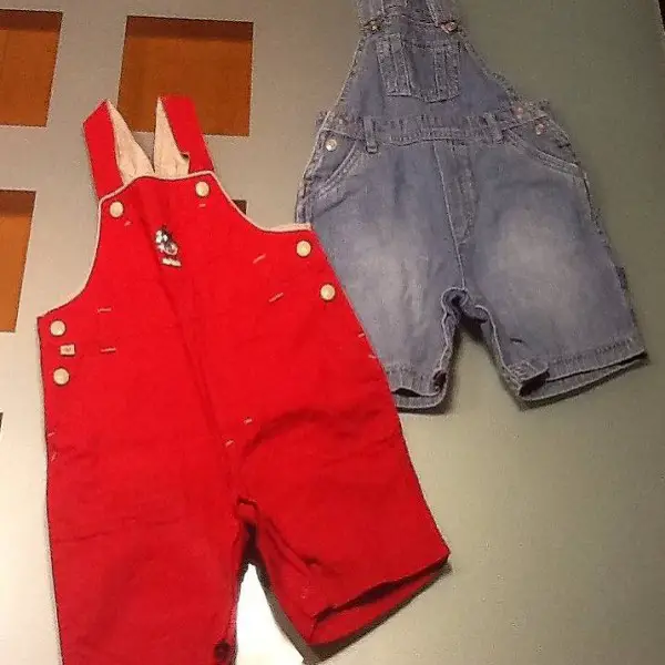 Salopette estive per bambino tg. 80