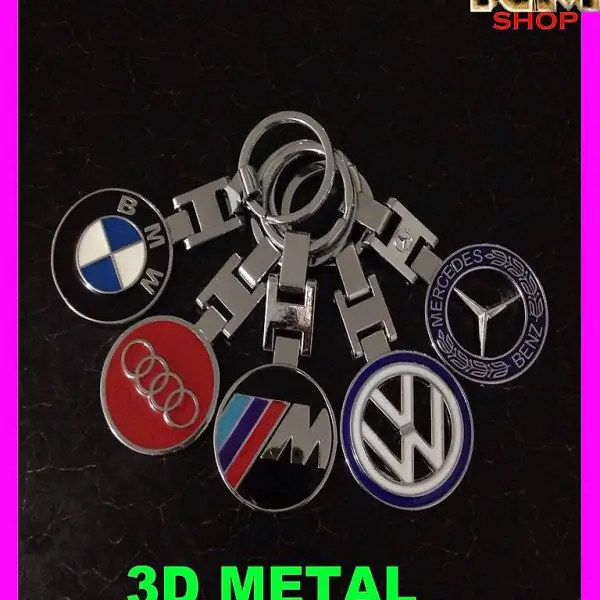  VW BMW Audi BENZ 3D MetallLogo Schlüsse
