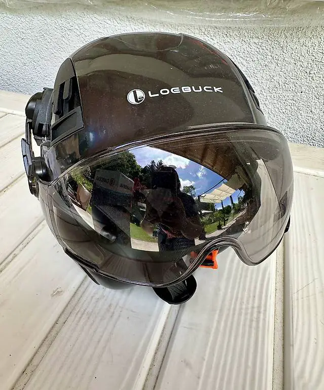 Schutzhelm mit Gehörschutz/Visier NEU