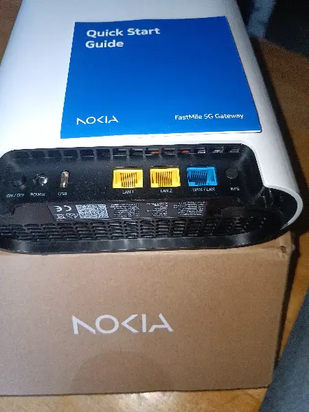 Nokia FastMile 5G Gateway Wi-Fi 7 - Router - Neu (f)