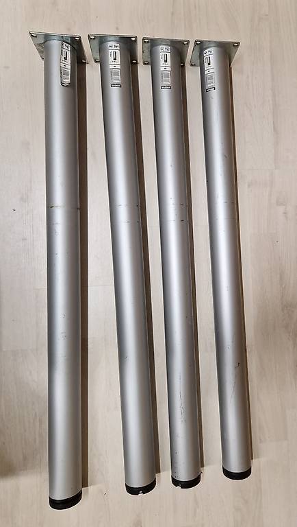 Tischbeine Aluminium d=60mm/L=870mm