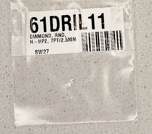 2 Brillanten, Diamanten 2.5mm