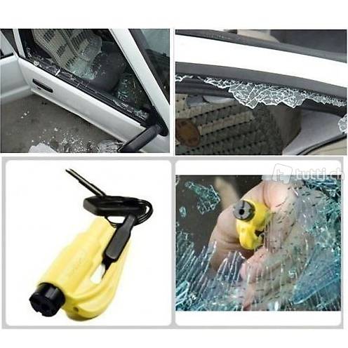  Portofrei Gelb Notfall Nothammer Gurtschneider