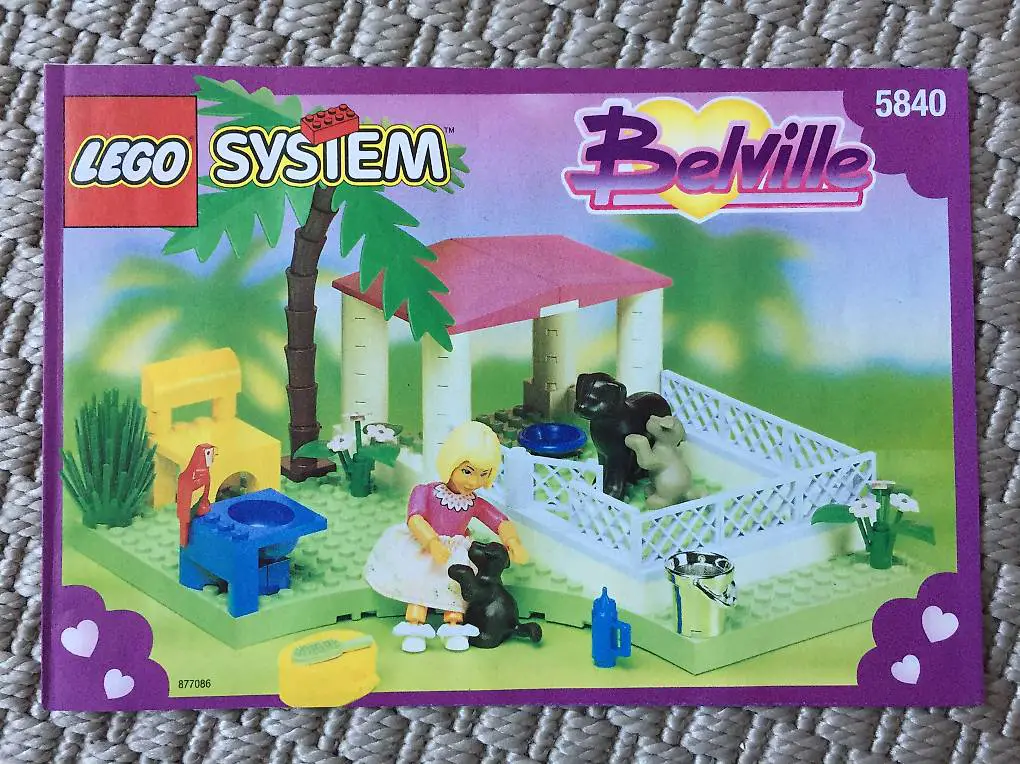 Lego System Belville 5840 - Hundetraum - Vintage