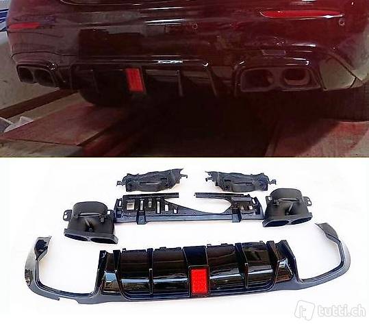  Diffusor BB Optik Mercedes E-Klasse W213 E43 E53 AMG E63