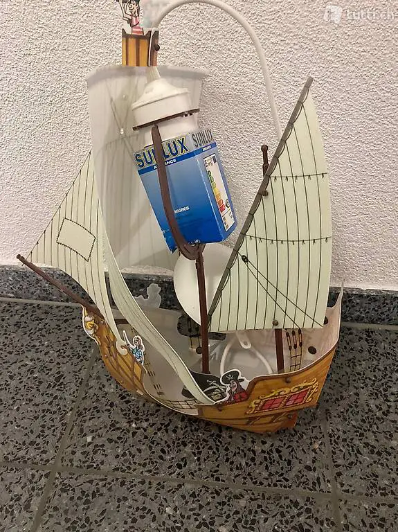 Piratenschifflampe für Bubenzimmet
