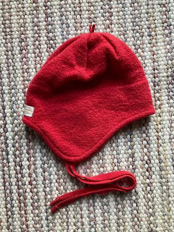 Wollmütze Rot