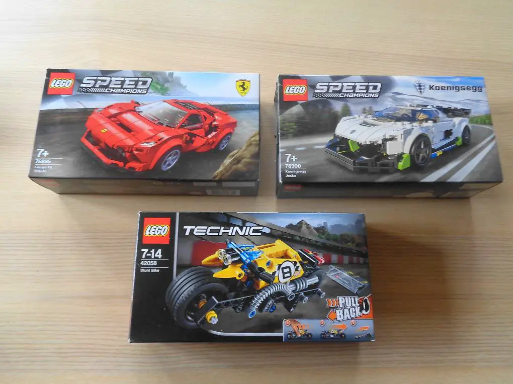 Lego 76895 / 76900 / 42058 (3 Stk.)