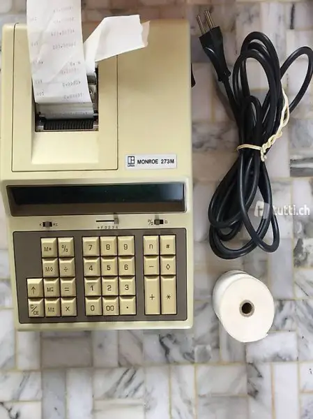 Kasse mit Quittung ausstellen Monroe 273M