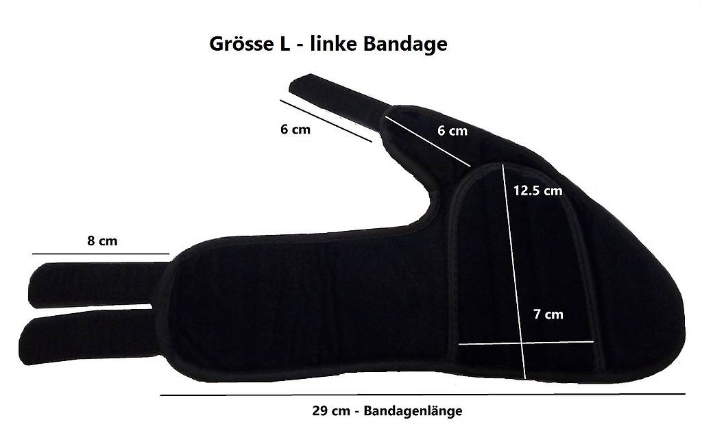 Hallux Valgus Bandage Links - Grösse L