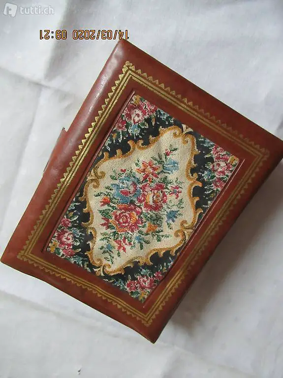  Schatulle, Schmuckbox, Schmuckschatulle mit Spiegel