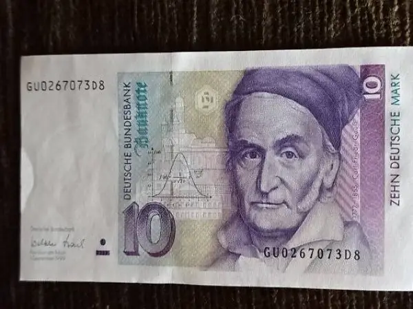 10 Deutsche Mark Schein Währung Geld Banknote von 1999