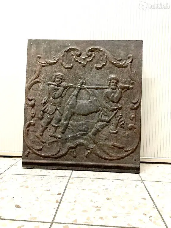 Kaminfeuereisenplatte