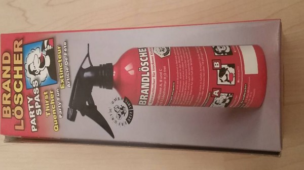 Neu: Brandlöscher für Alkohol