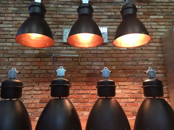 Industrielampe fabriklampe 50 èr Jahre