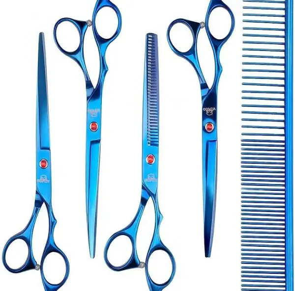  Hundescheren 7 Zoll 4 in 1 Edelstahl