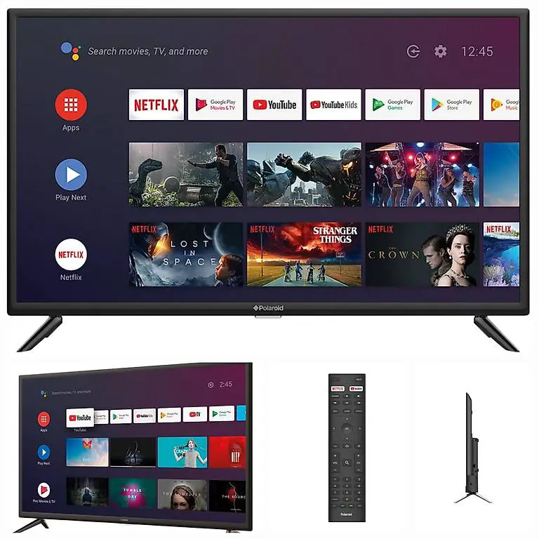 neu qled polaroid smart tv 65 zoll 165cm uhd 4k wlan