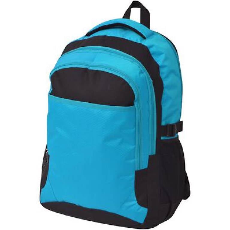 Schulrucksack 40 L Schwarz und Blau 293637