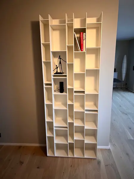 MDF ITALIA Bücherregal Random Holz, weiss