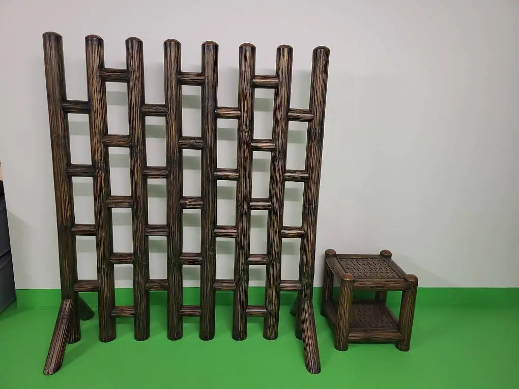 Raumteiler, Nachttisch, Lampe