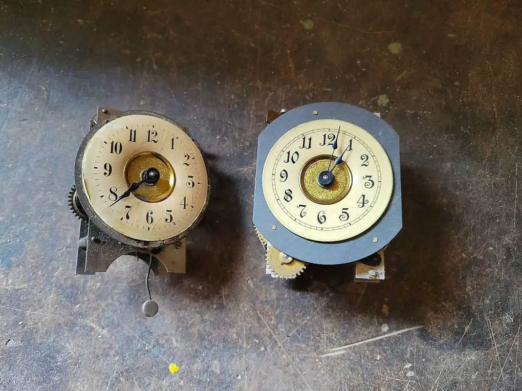 2 Stiftanker Uhrwerke Junghans