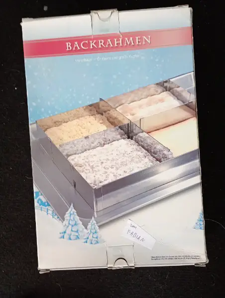 Backrahmen unbenutzt