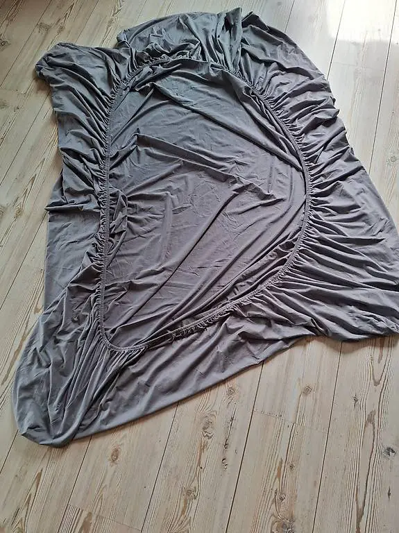 Fixleintuch 140-160x200cm hellgrau