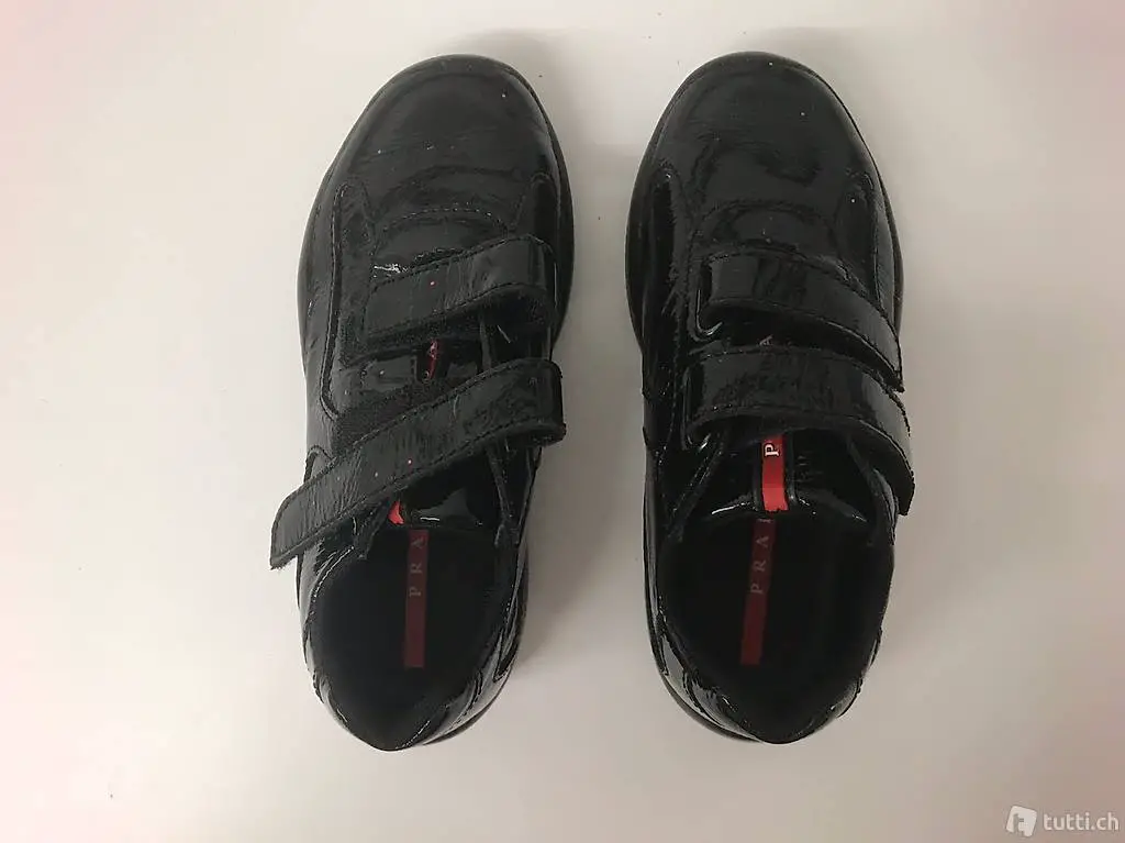 Prada Schwarze Jungen Schuhe Grosse 28